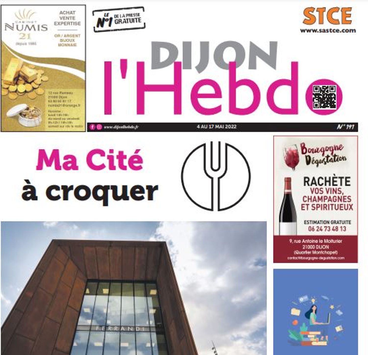 Dijon l’hebdo publie ce mercredi un numéro spécial Cité de la gastronomie