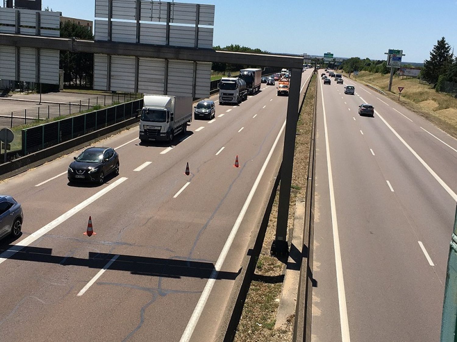 L’A6 est provisoirement coupée en direction de Lyon au niveau de Macon