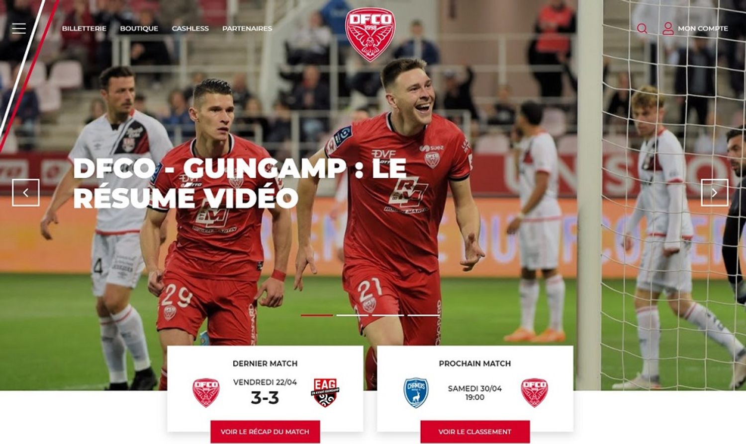 Le DFCO lance ce mardi son nouveau site internet