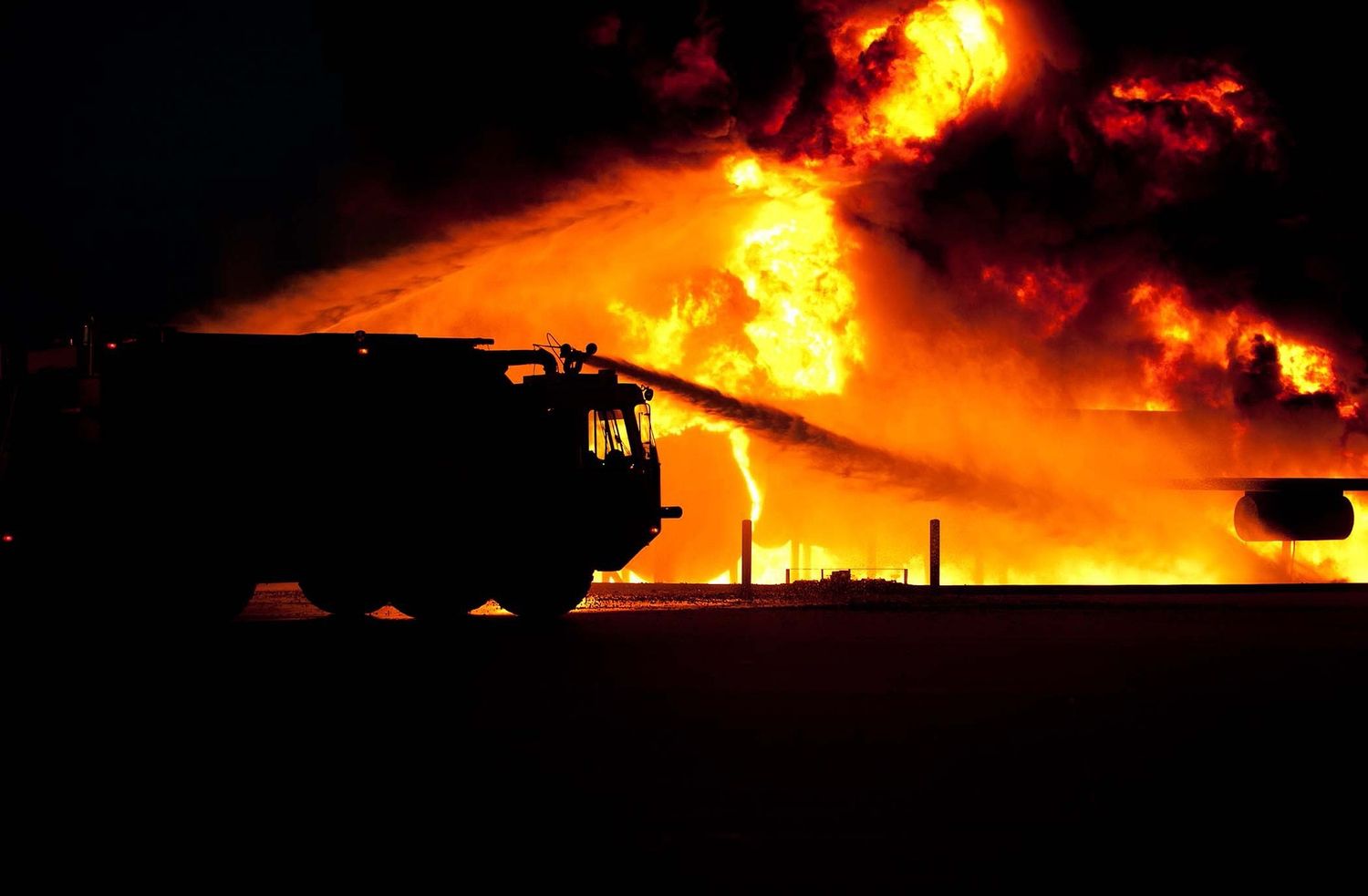 Incendie - camion de pompiers