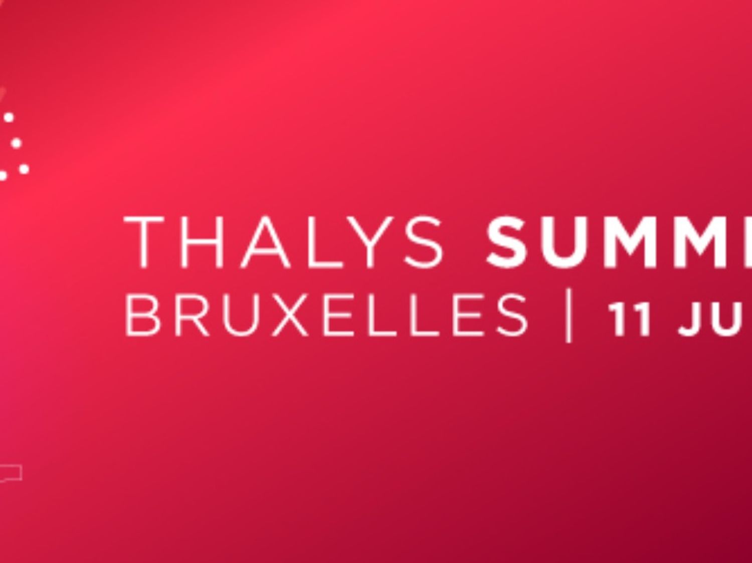 Gagne tes places pour le Thalys Summer Festival, le 11 juin à...