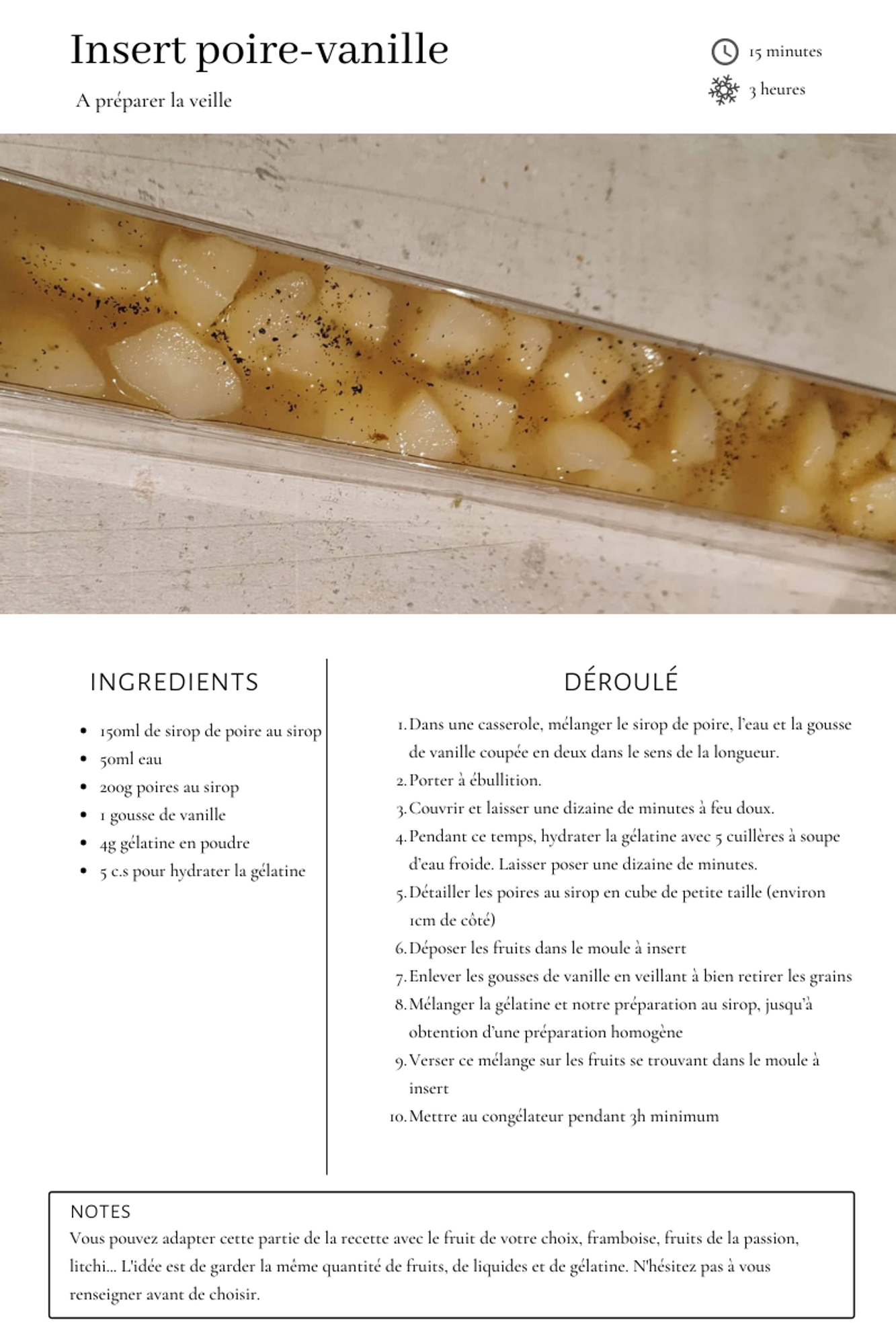 poire insert