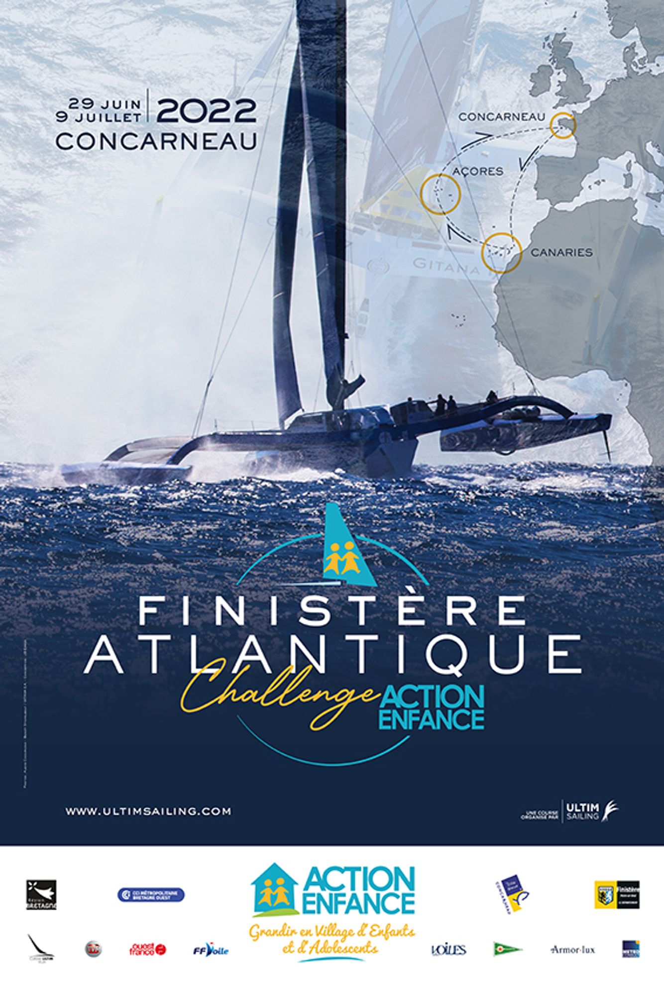La fondation Action Enfance est partenaire majeure de cette course nautique.