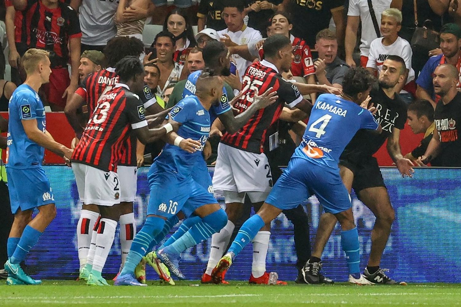 Match de football Nice-OM du 22 août