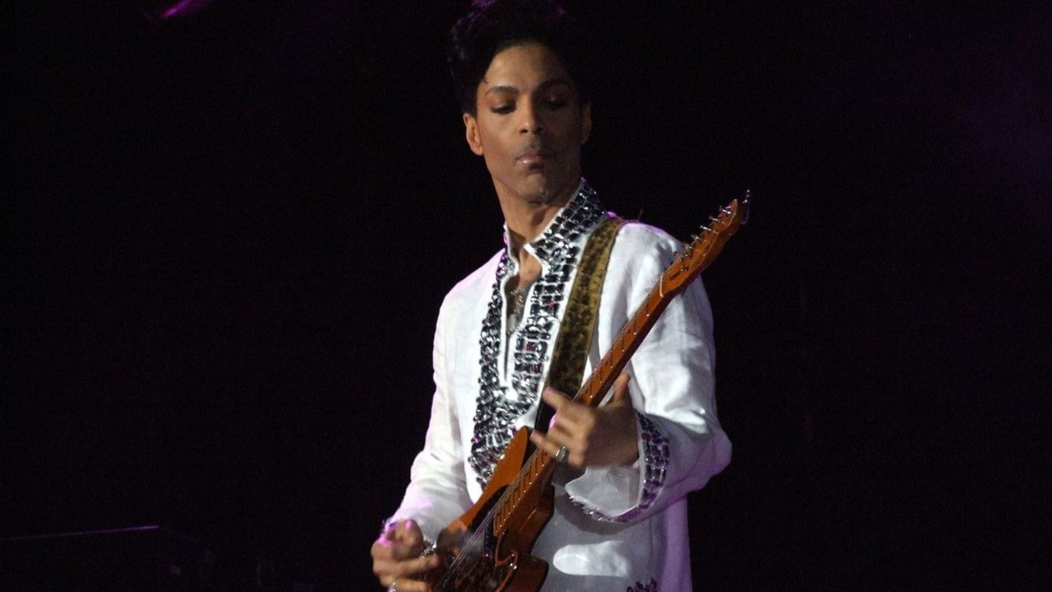 Prince au Festival Coachella en 2008.