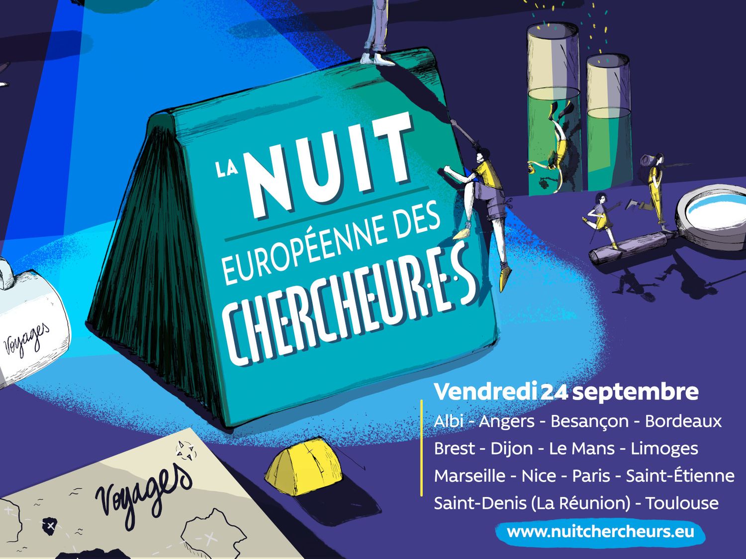 La Nuit Européenne des Chercheurs du Mans vous invite au voyage !