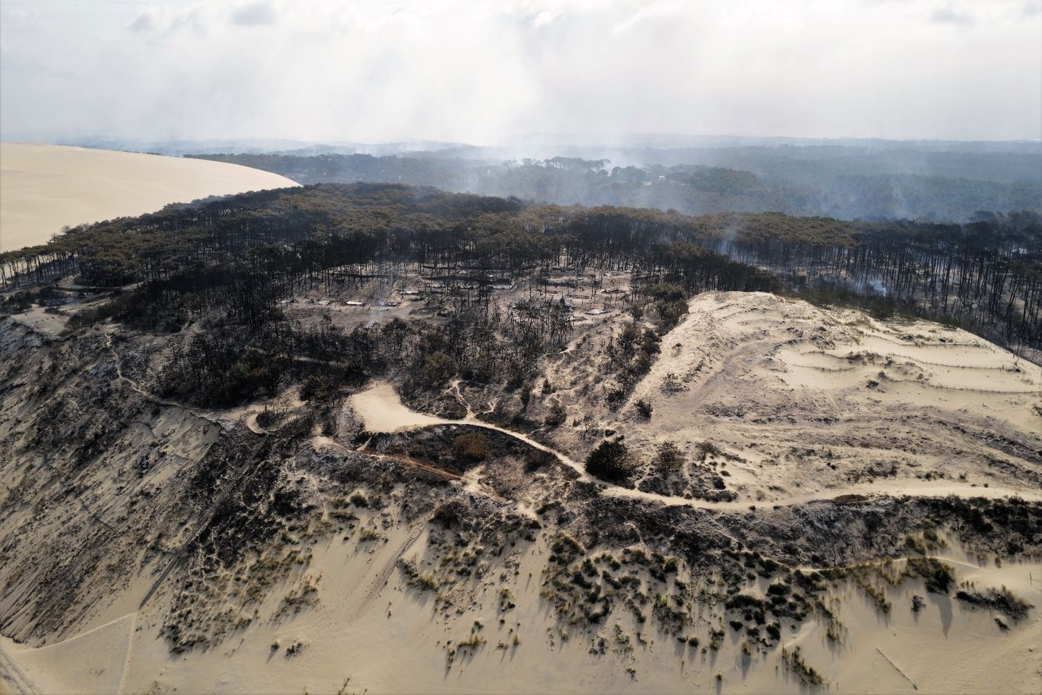 L'incendie de La Teste a fait des dégâts