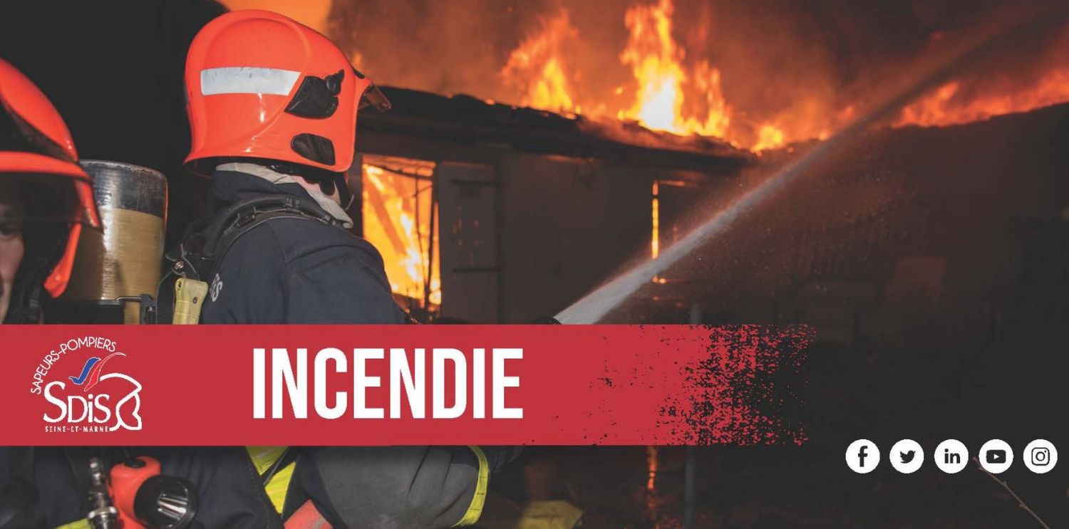 Compans : un violent incendie en cours dans un camp de Roms