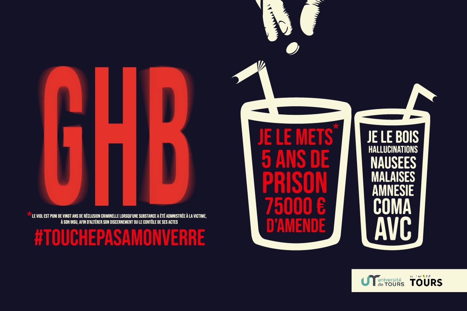 Une campagne de prévention est lancée pour lutter contre l'utilisation de GHB.