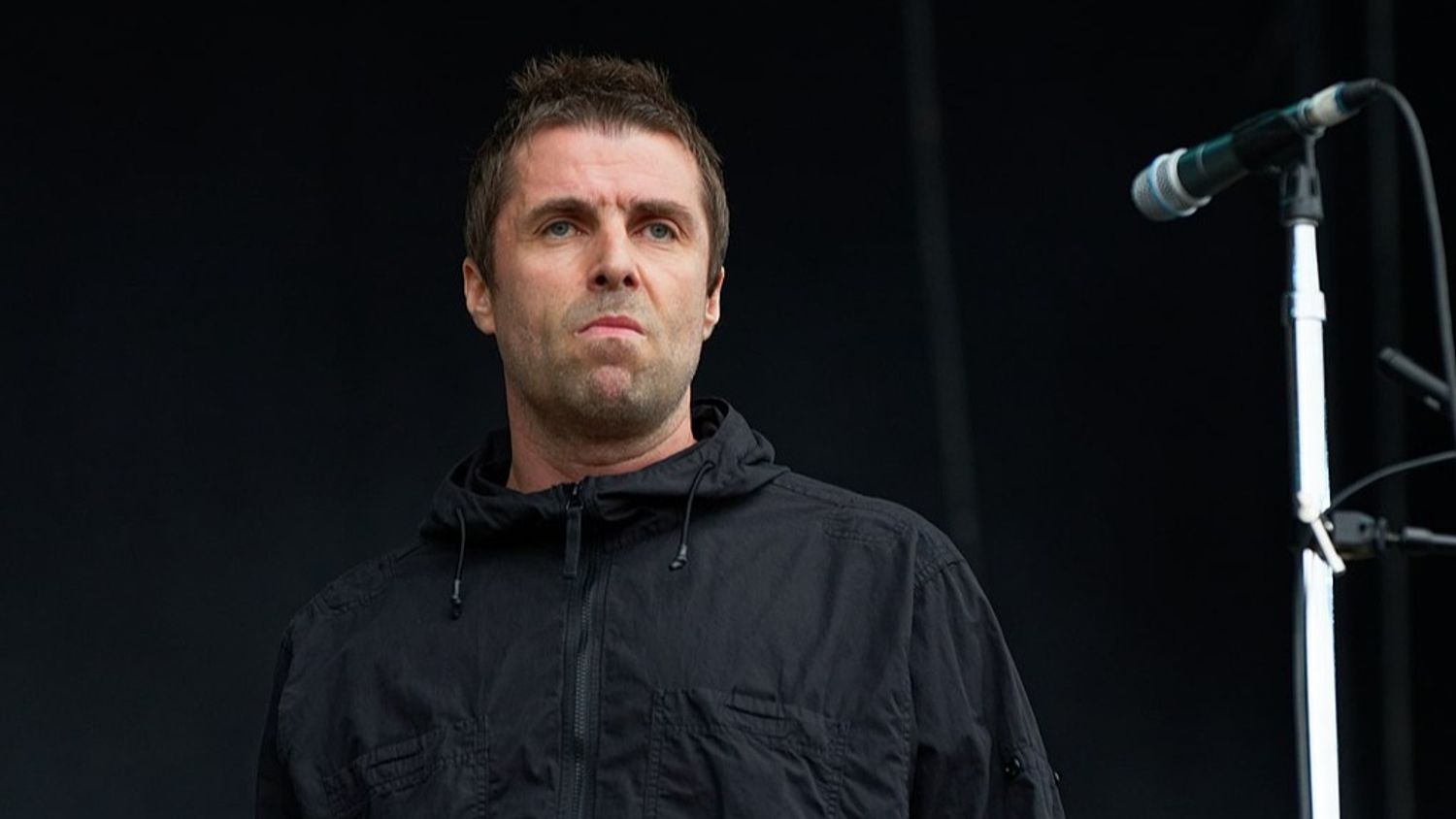 Liam Gallagher au Festival des Vieilles Charrues en 2018.