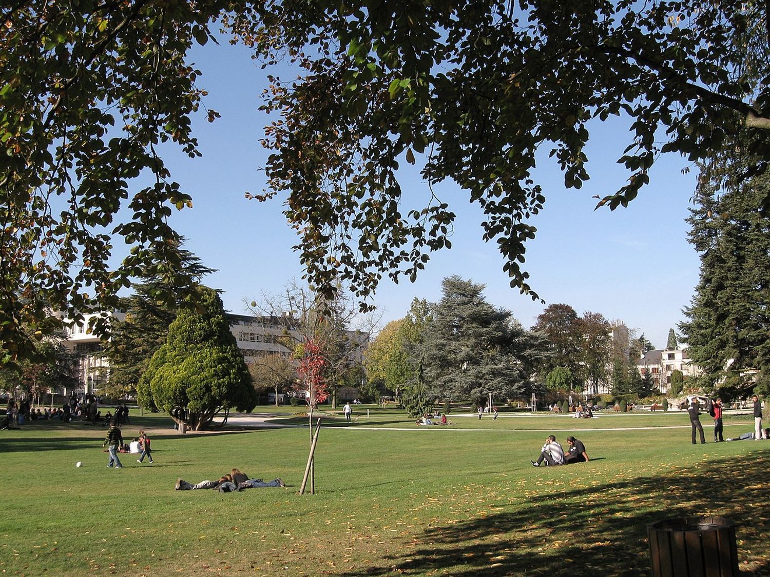 Le parc Pasteur à Orléans.