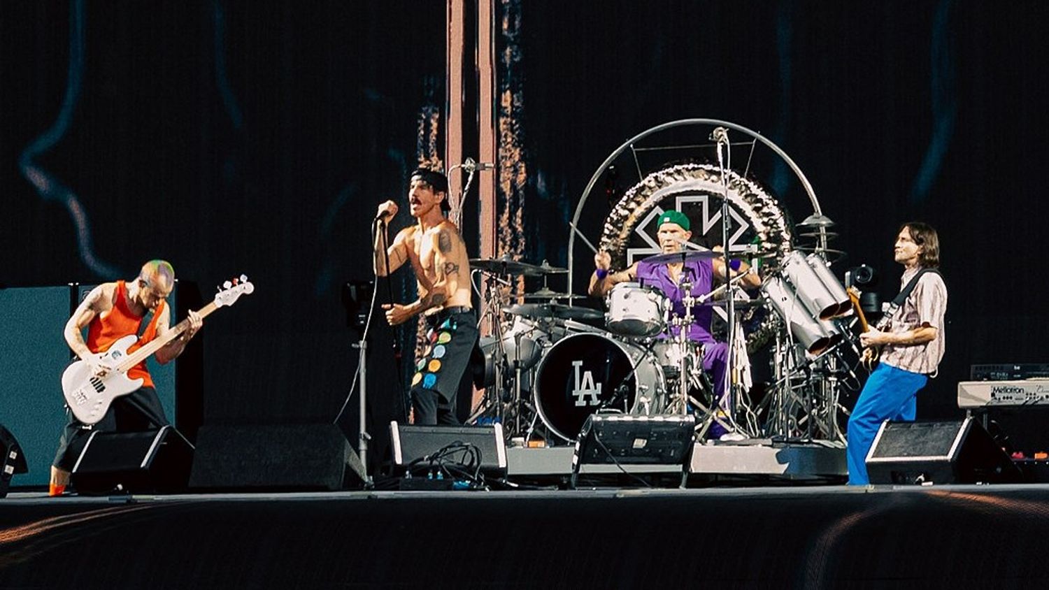 Red Hot Chili Peppers en concert à Londres en juin 2022
