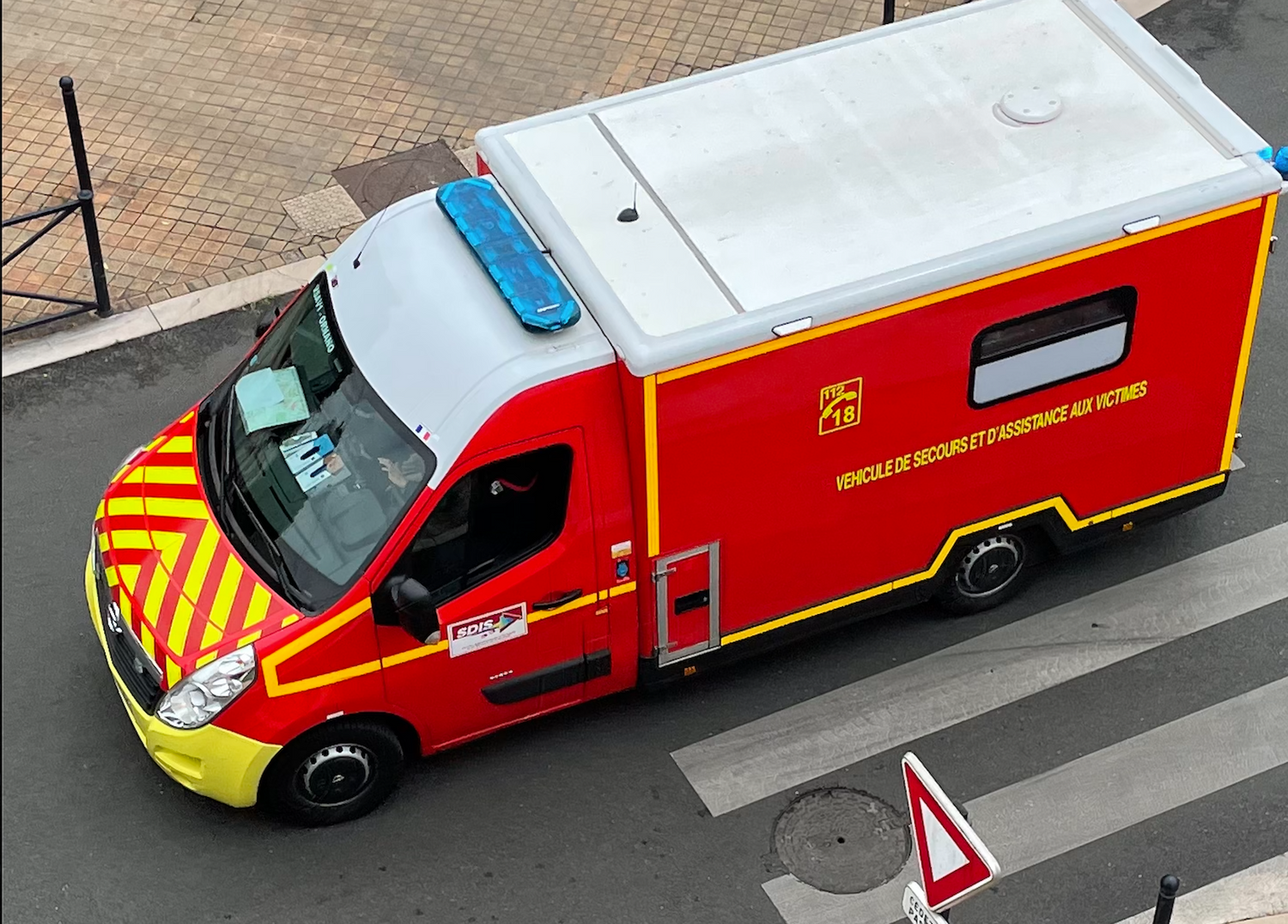 Un véhicule du SDIS 33