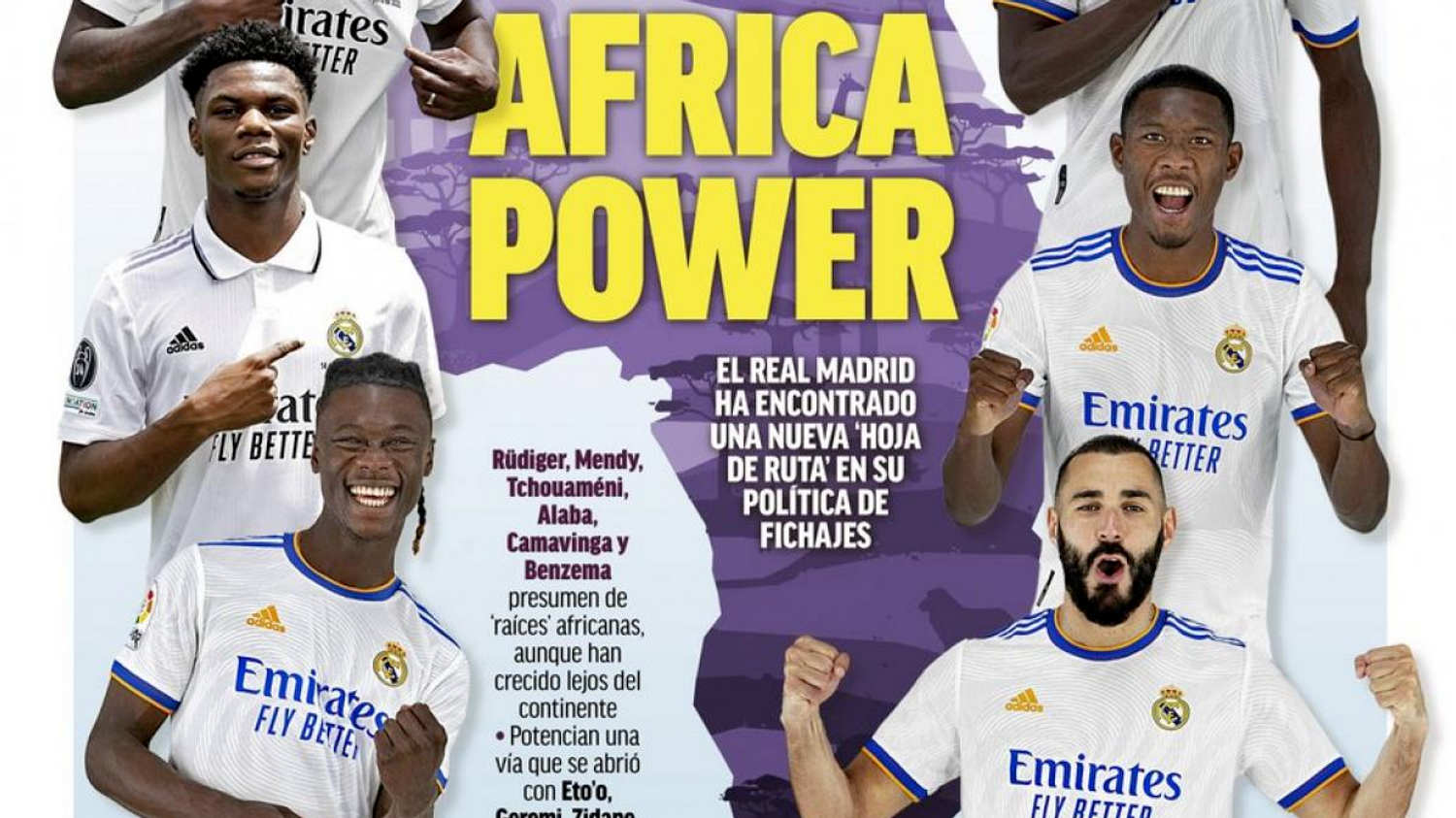 Une "Africa Power" de Marca en hommage au Real Madrid