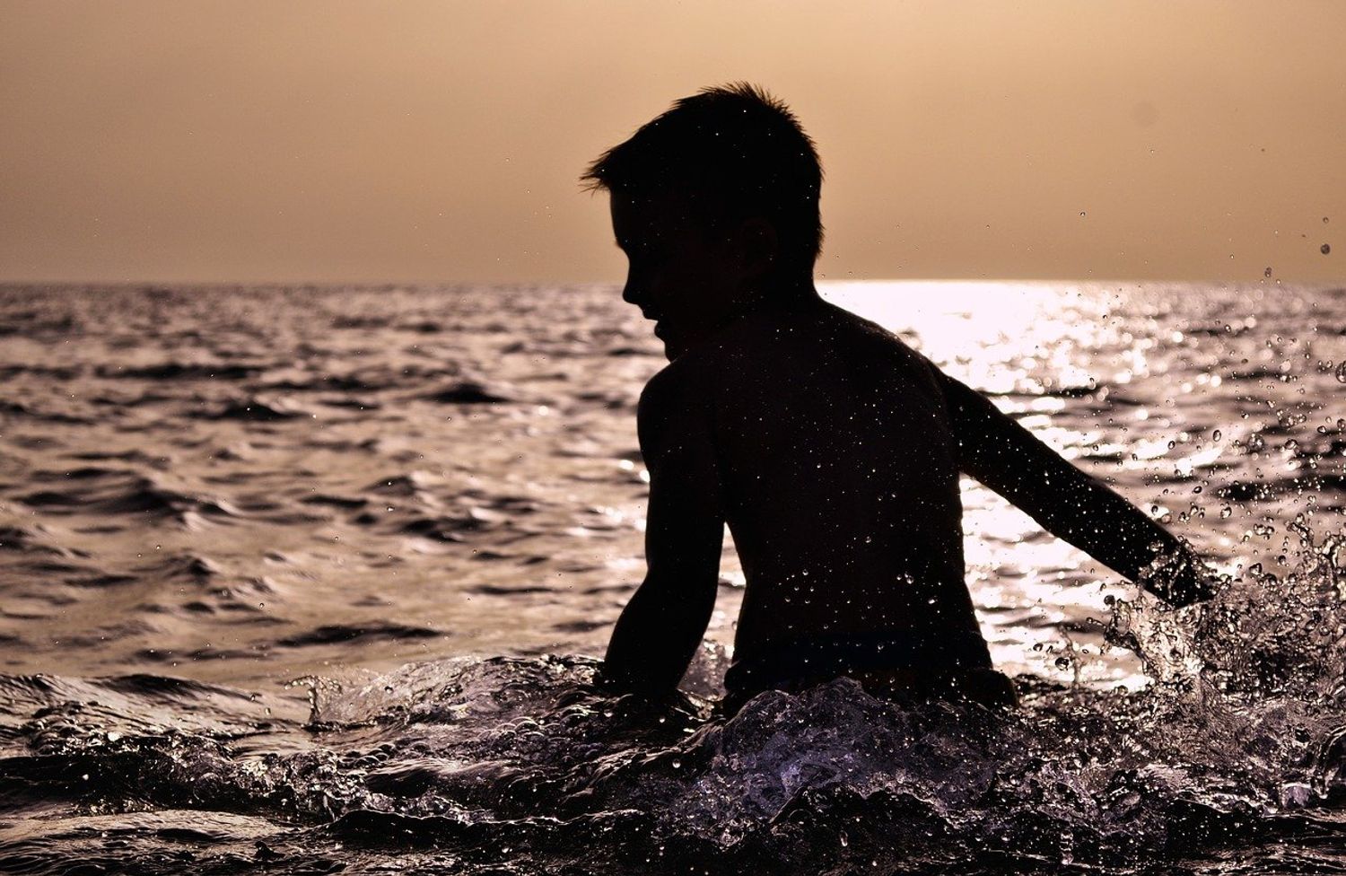 enfant plage