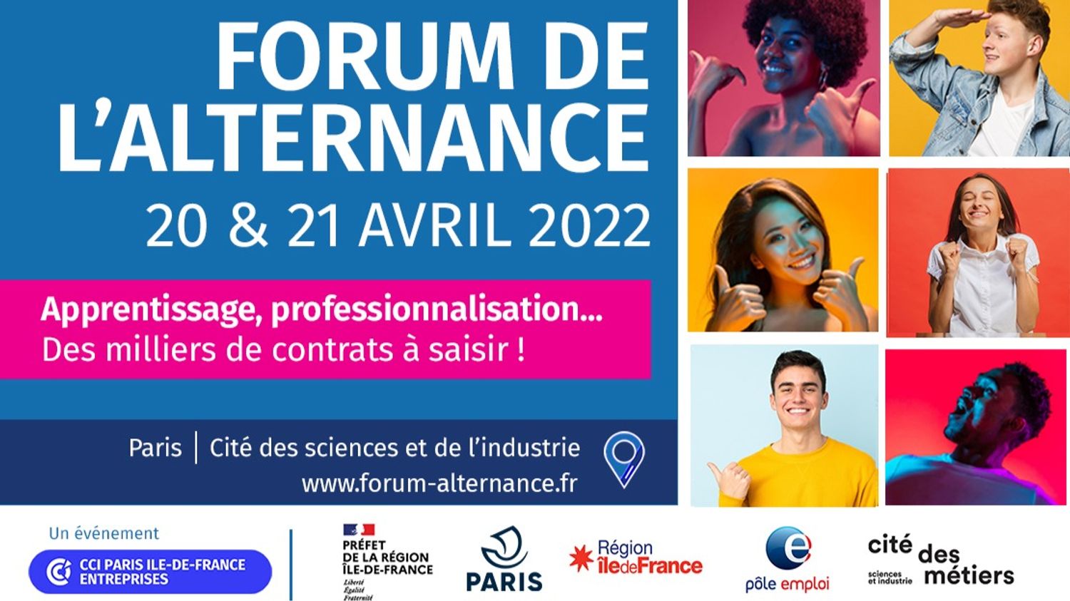 Paris : le Forum de l’alternance de retour en présentiel les 20 et 21 avril