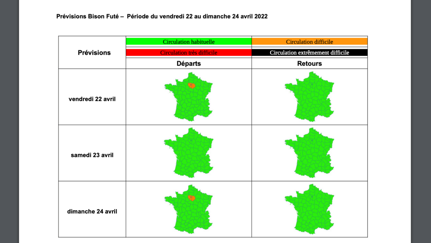 Départs en vacances : le trafic plutôt correct ce week-end !