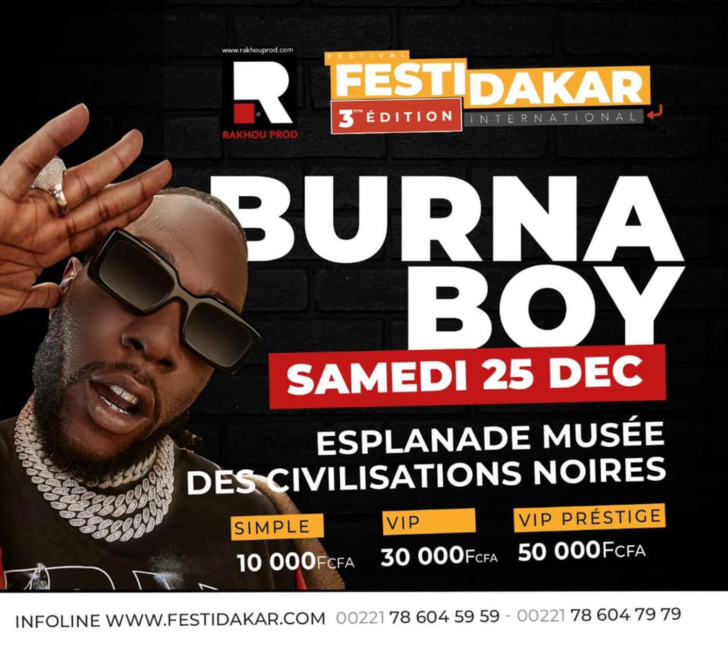 Burna Boy à Dakar