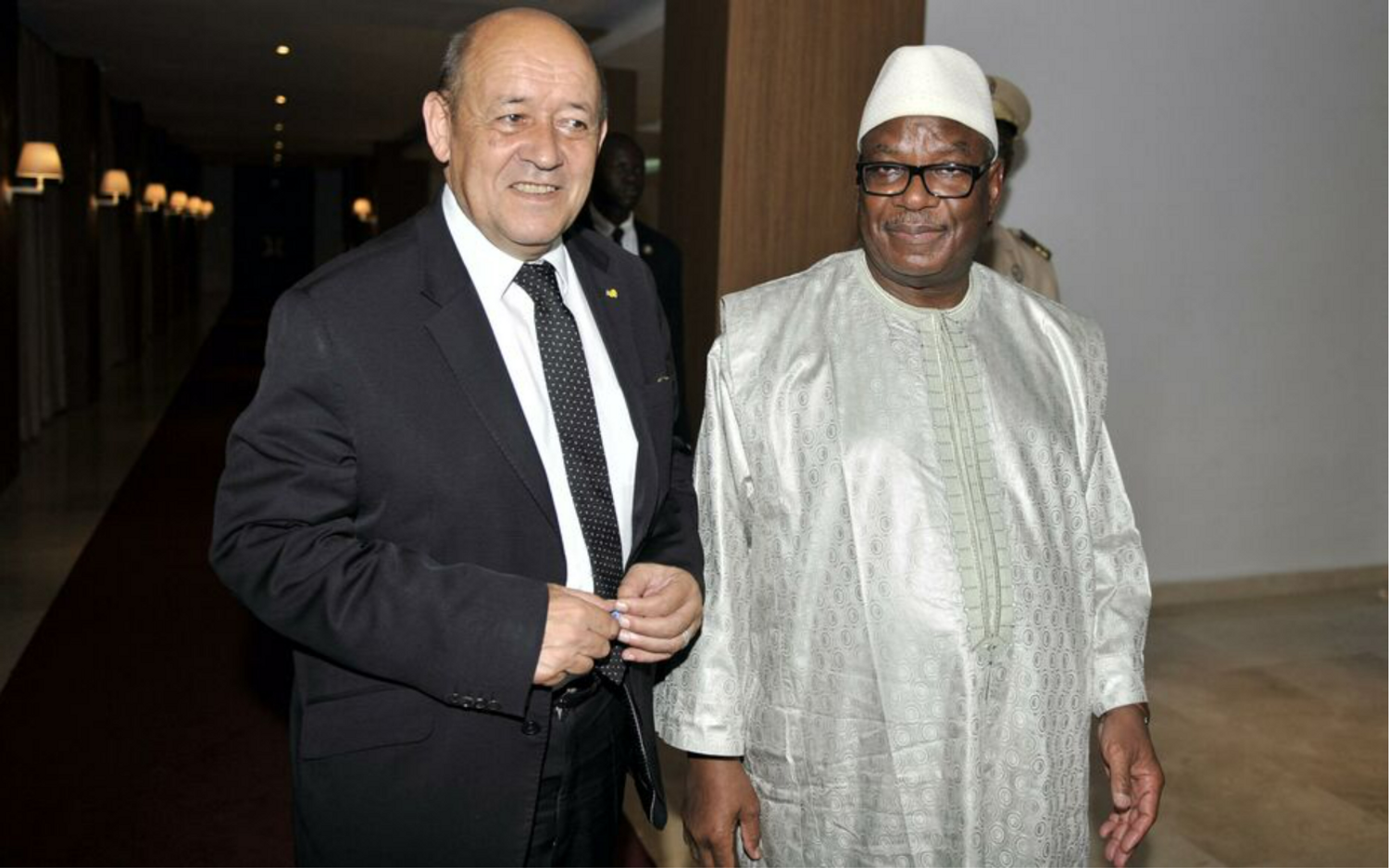Jean Yves le Drian, convoqué par un juge d'instruction malien.
