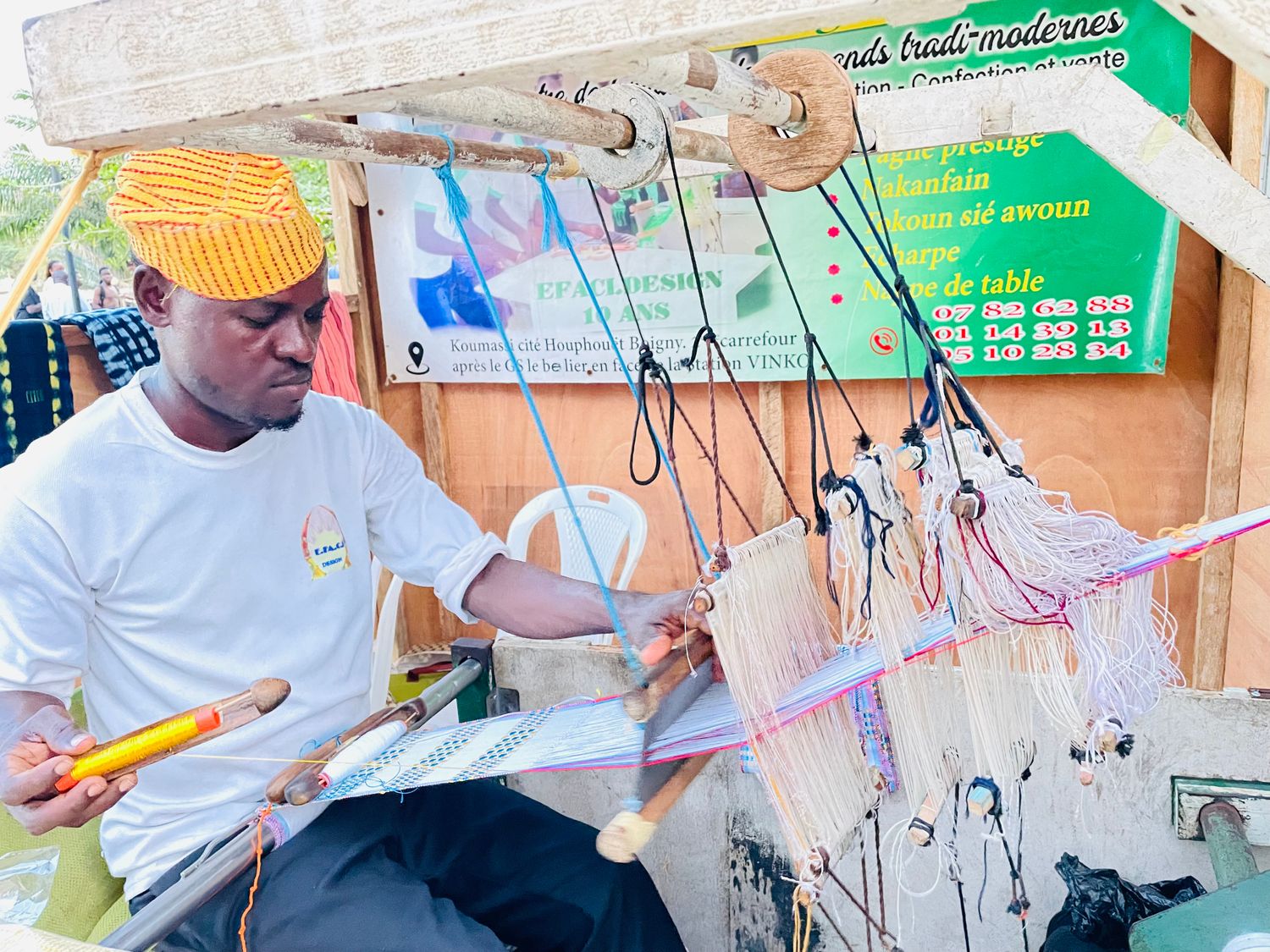 Côte d’Ivoire/MASA 2022 : A la découverte de Jean-Luc Kouamé, le Tisserand de Koumassi