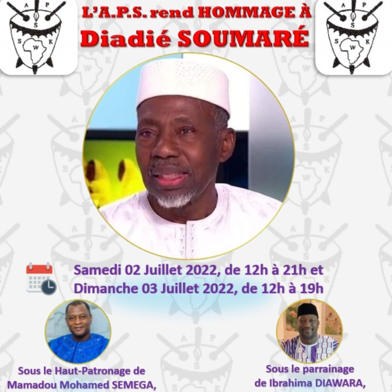 L'APS rend hommage à Diadié Soumaré 