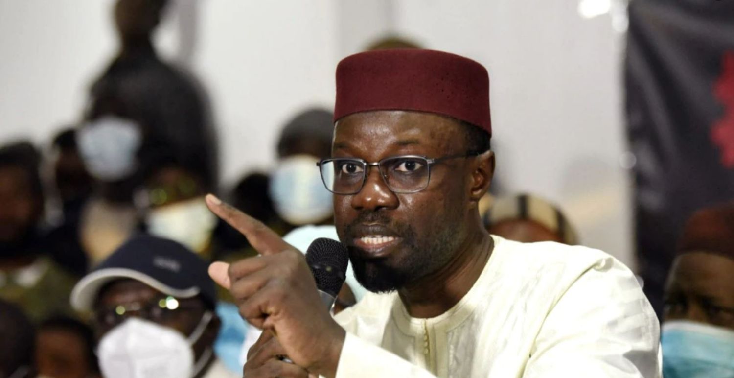 Le chef de l'opposition sénégalaise Ousmane Sonko 