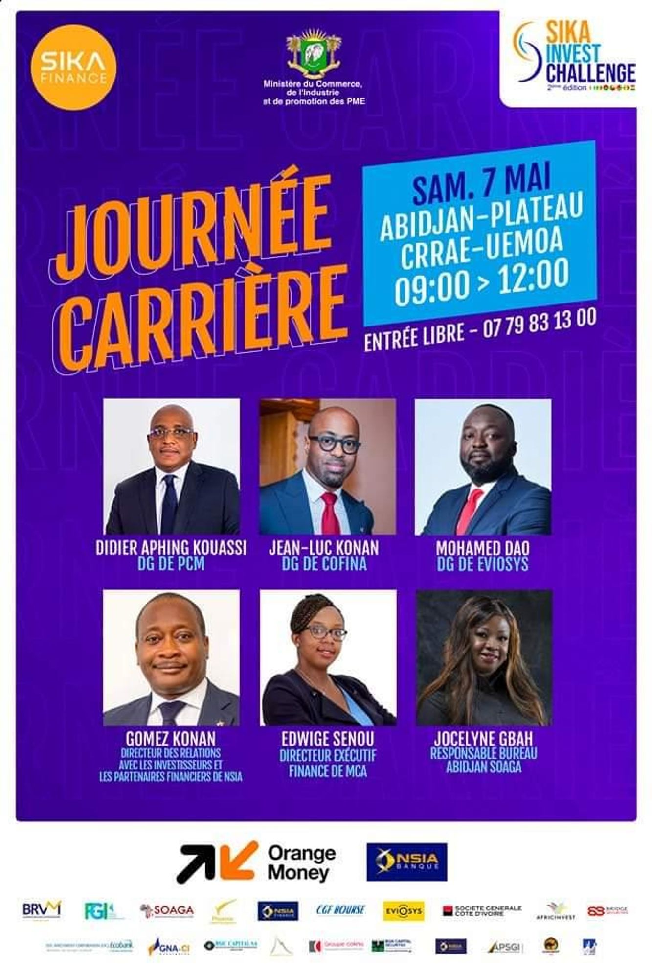 Côte d’Ivoire : Une Journée Carrière, des métiers de la Finance organisée par Sika Finance