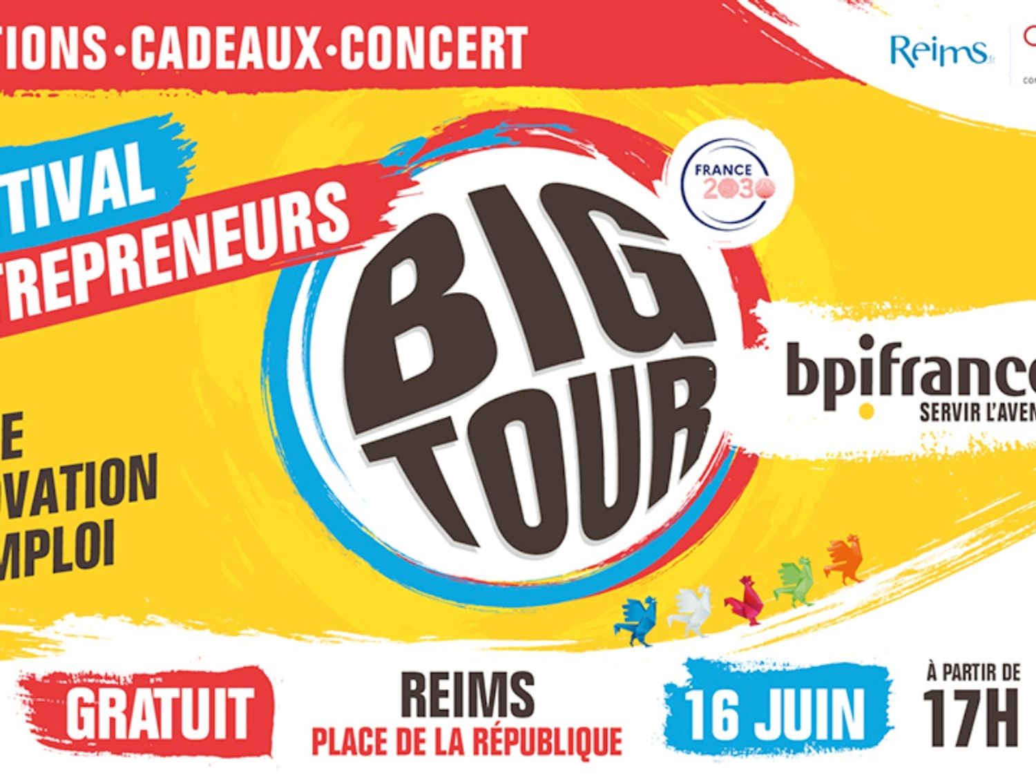 LE BIG TOUR BPI FRANCE A REIMS, AVEC CHAMPAGNE FM !
