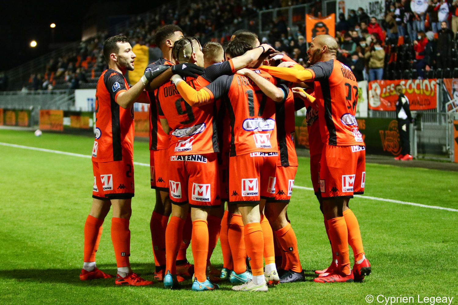 Le Stade lavallois doit continuer ses performances pour espérer remonter en Ligue 2.