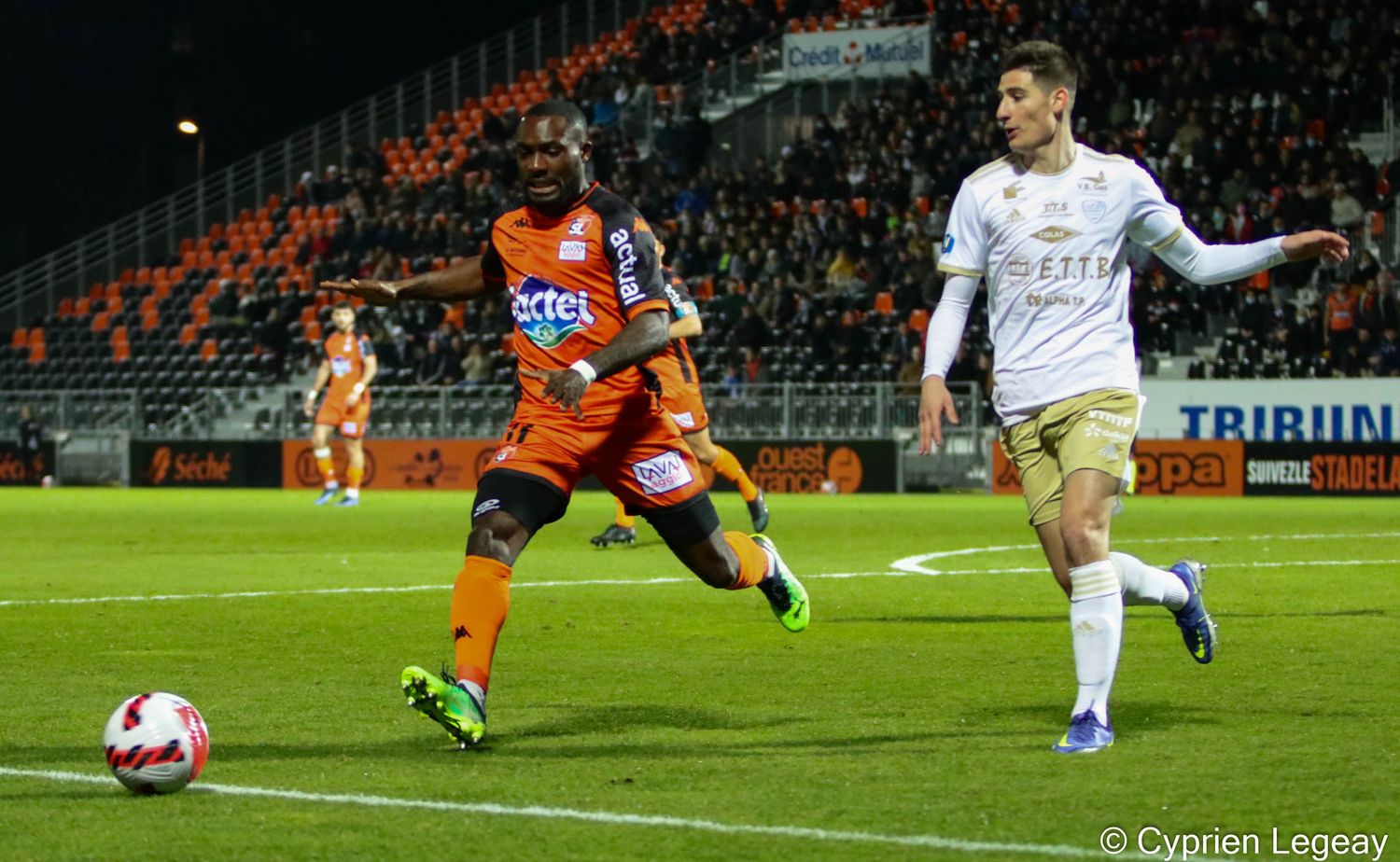 Kader Nchobi s'est offert un doublé face à Créteil.