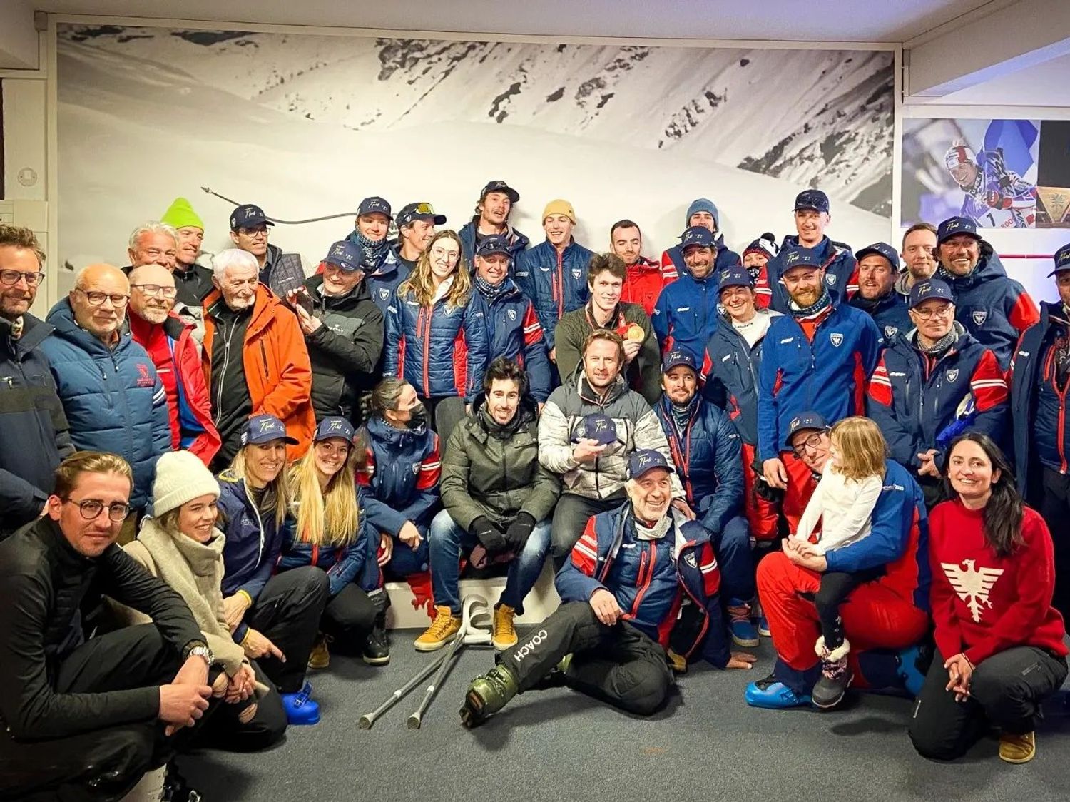 Clément Noël de retour à Val d'Isère avec sa médaille olympique