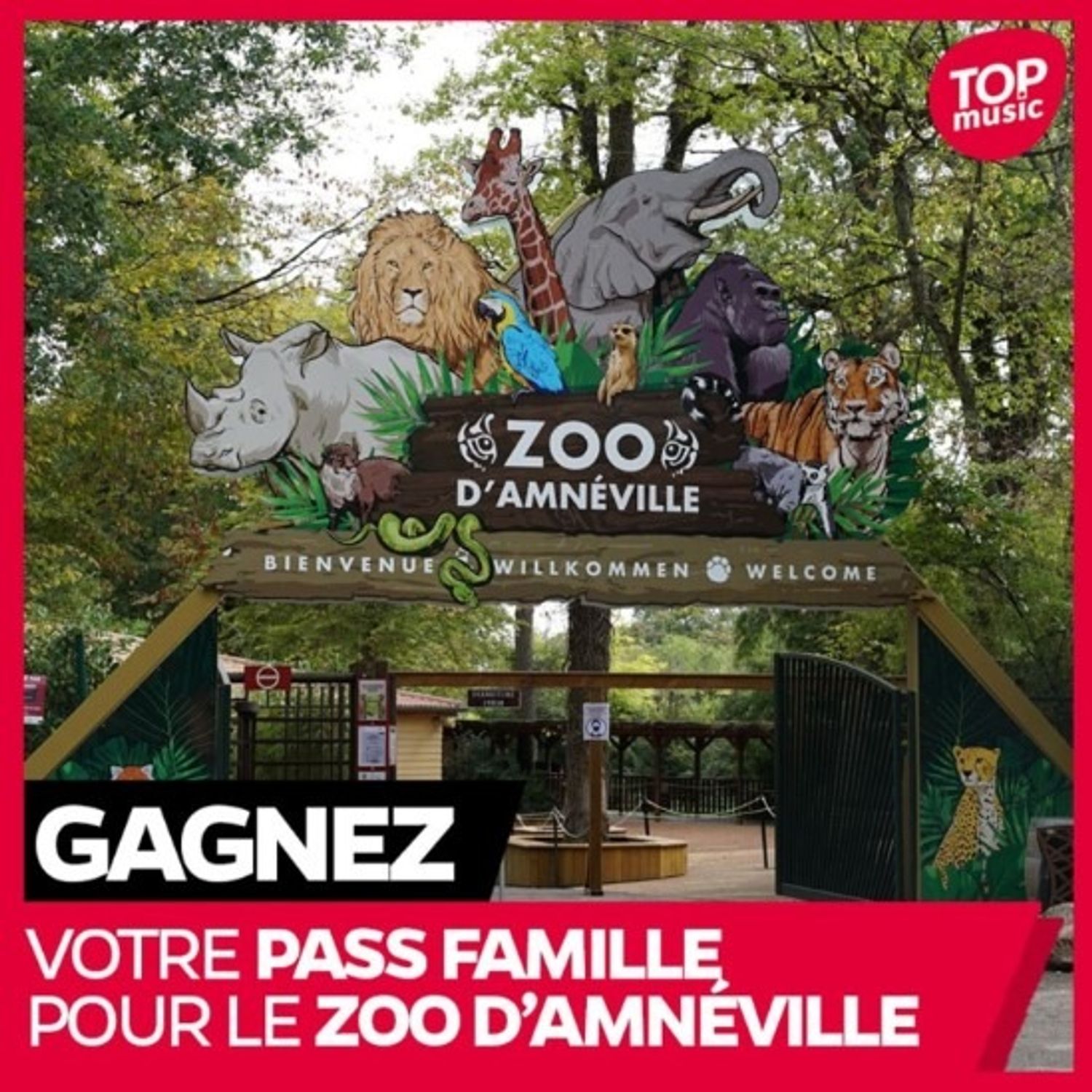 Gagnez vos pass famille pour le Zoo d'Amnéville !