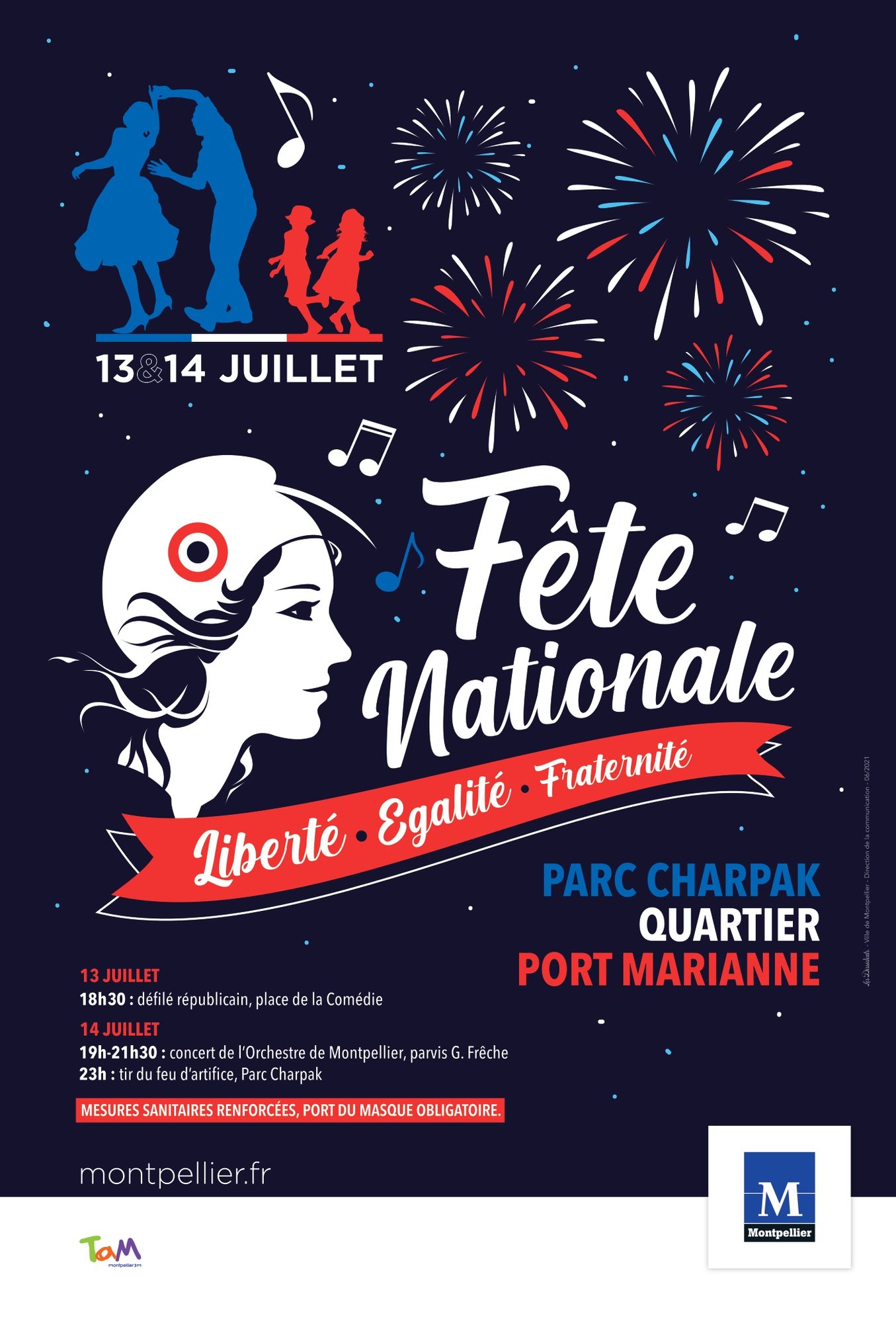 Fête nationale à Montpellier