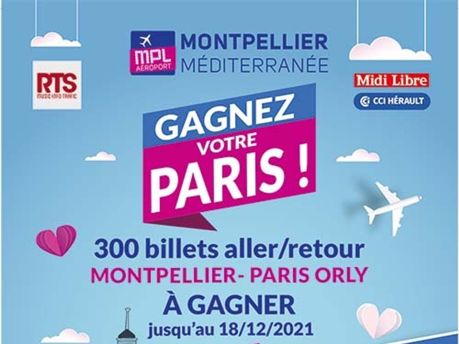 400 billets Montpellier/Paris, des places pour le concert de Kyo... plein de cadeaux à gagner