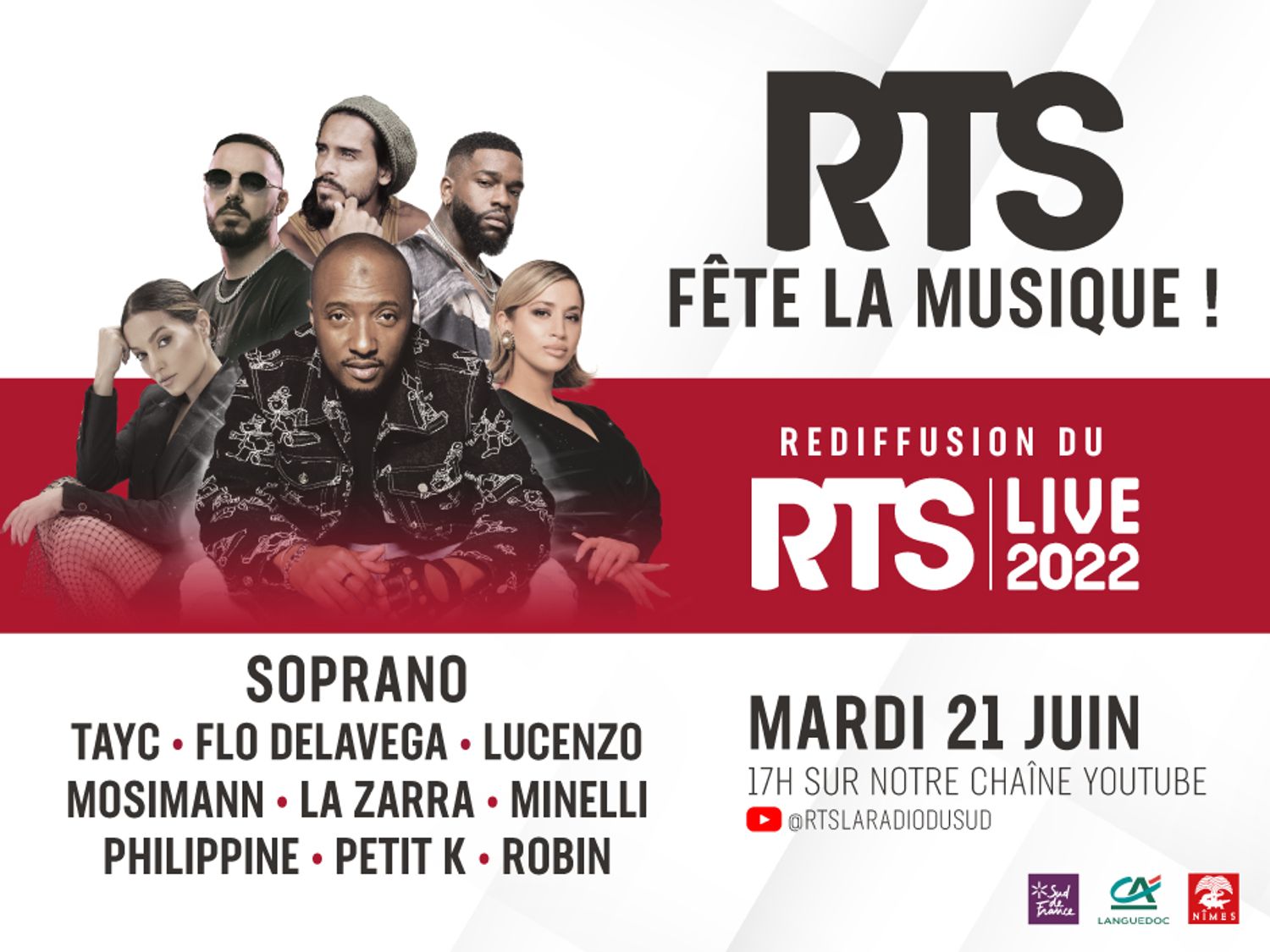 Diffusion du concert RTS Live 2022 sur Youtube