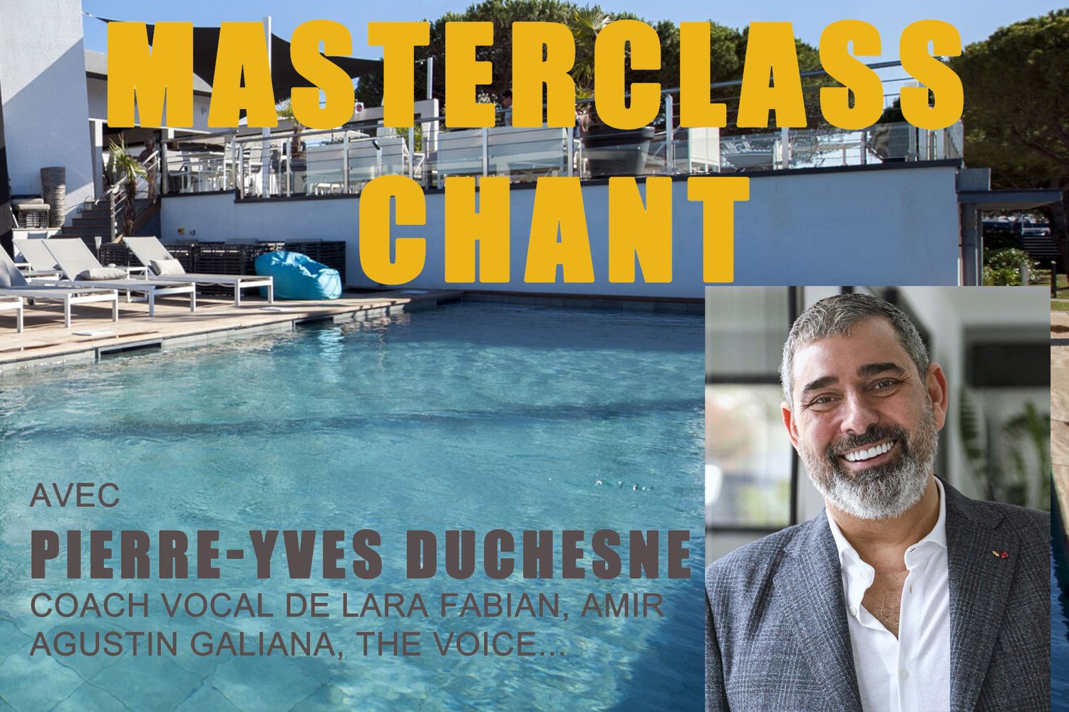 Masterclass chant avec Pierre-Yves Duchesne à Port Camargue