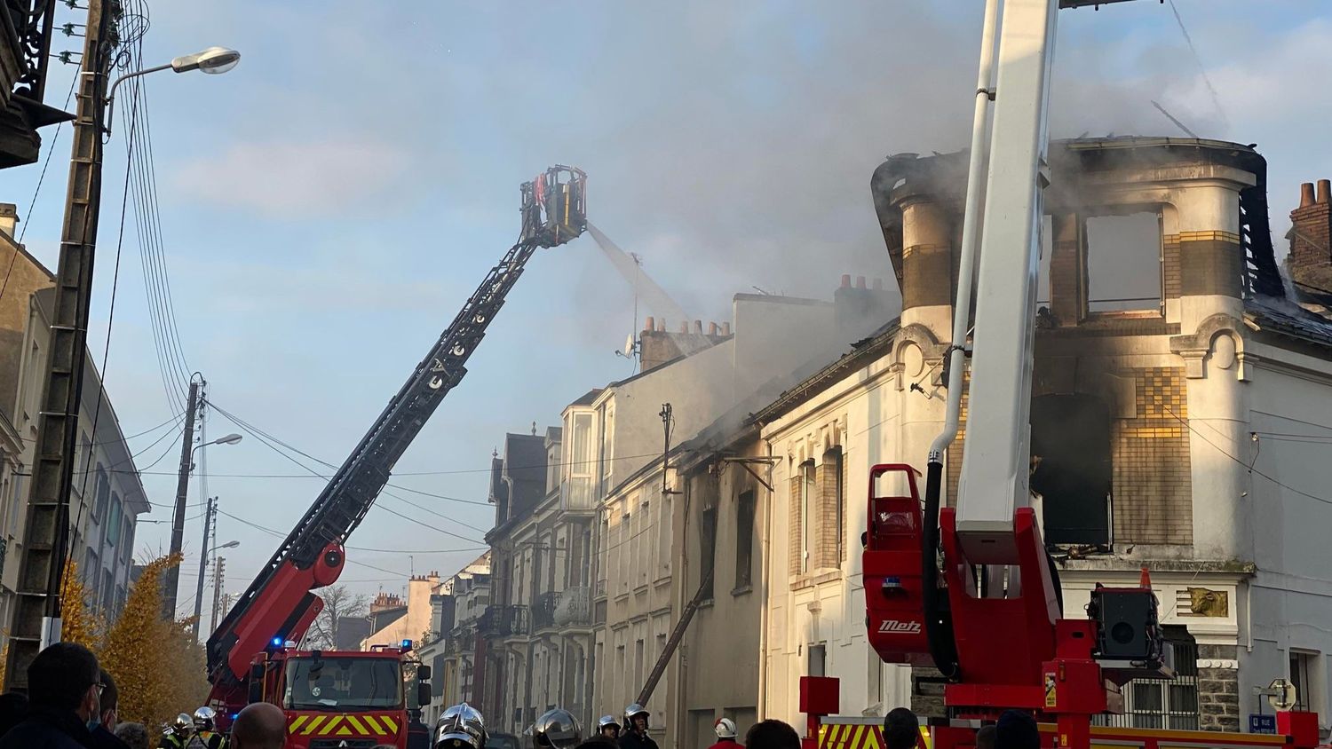 Incendie à Saint-Nazaire