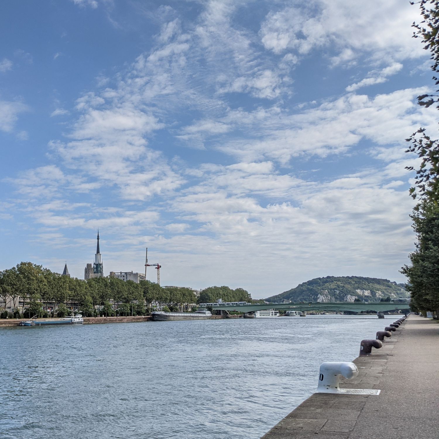 Vue Seine Rouen