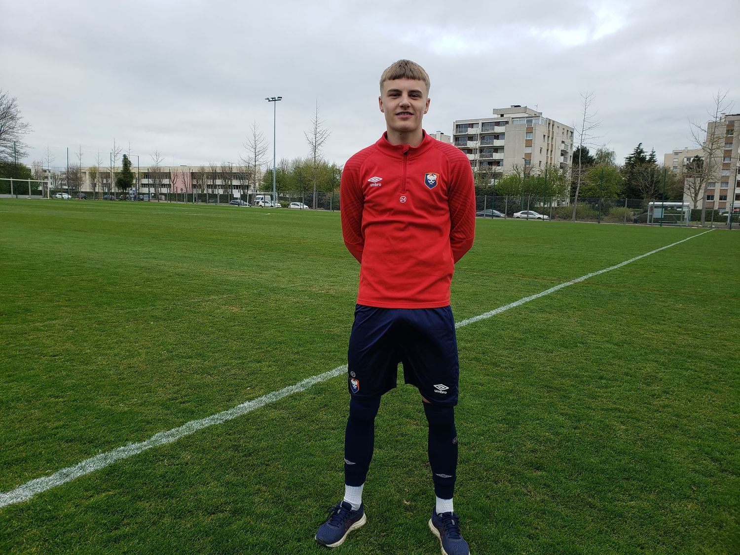 Norman Bassette prêt à jouer la demi-finale de Gambardella