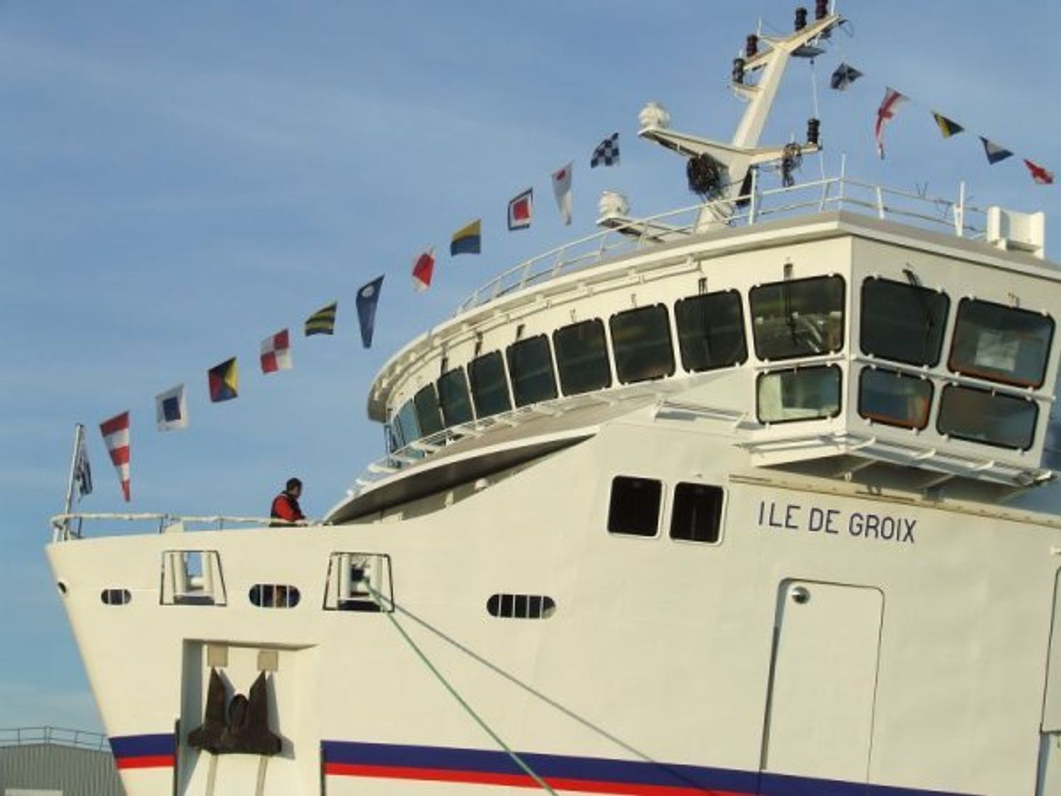 Un nouveau bateau pour la liaison entre l'ile de Groix et le continent