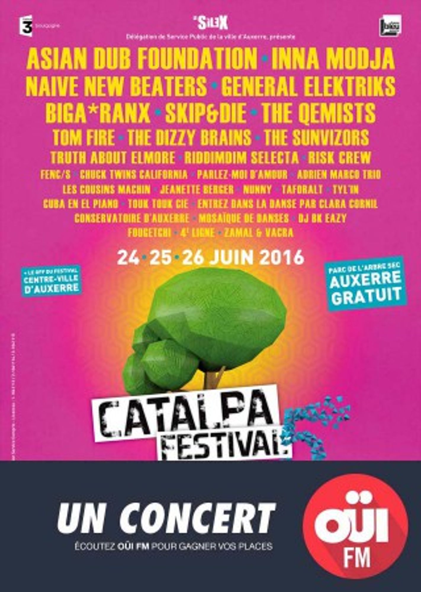 Participez au Catalpa Festival avec OÜI FM
