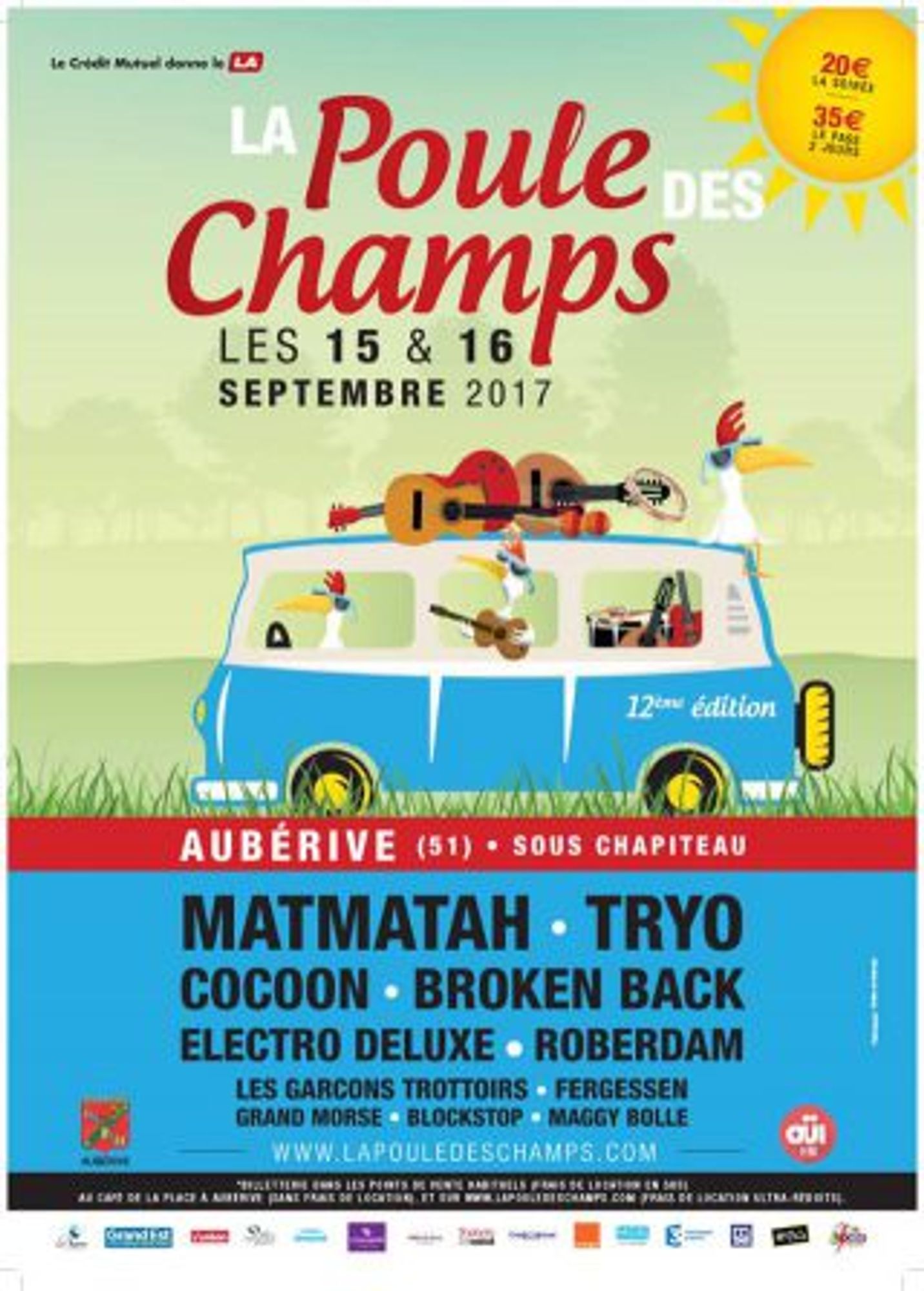 Gagnez vos places pour le festival La Poule des Champs avec OÜI FM