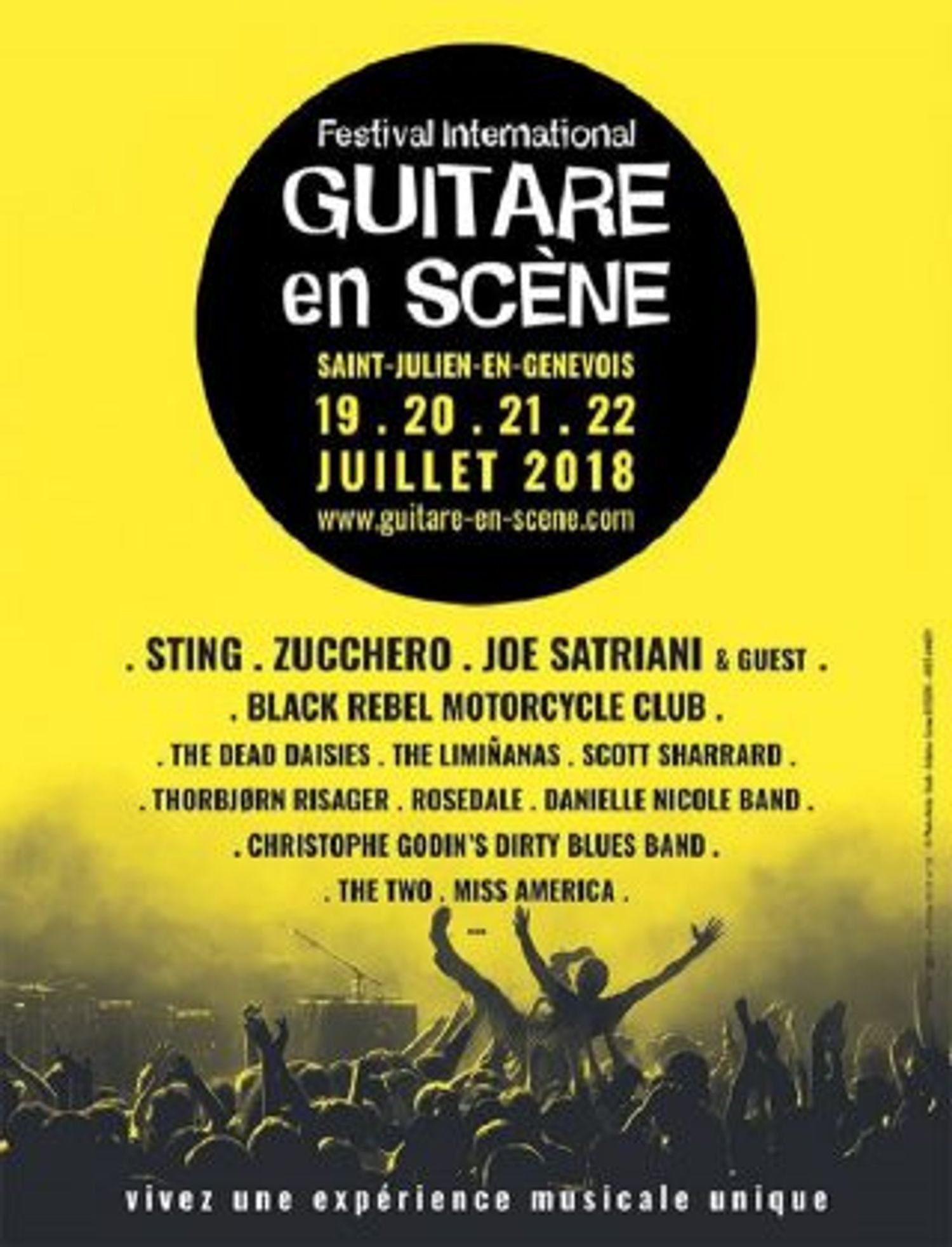 Le rock à l'honneur au Festival Guitare en Scène du 19 au 22 juillet !