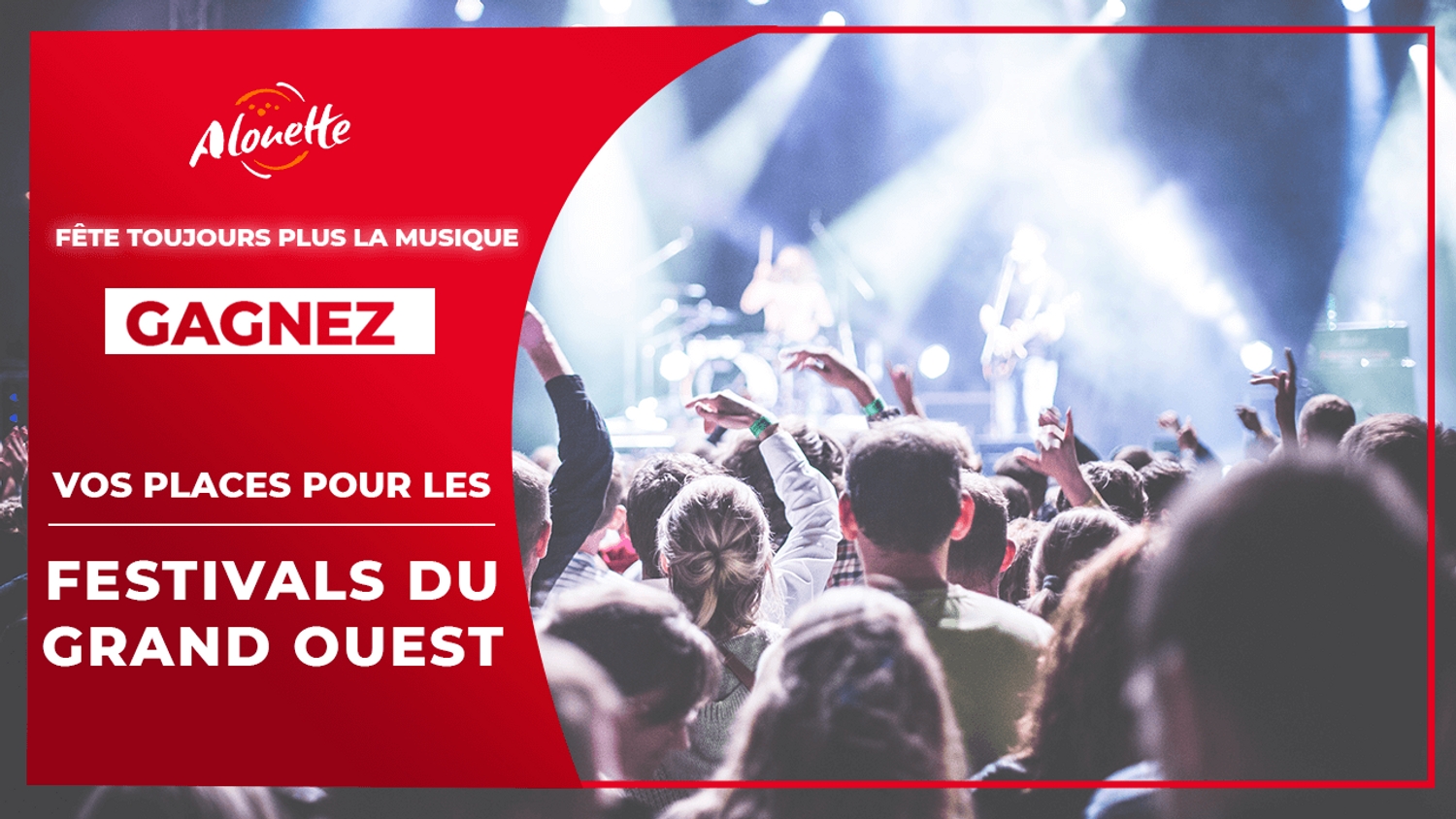 Alouette fête la musique : gagnez vos places pour les festivals du Grand Ouest !