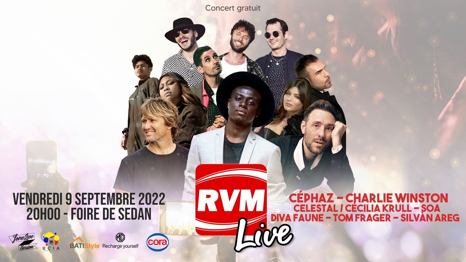 RVM LIVE à la foire de Sedan le 9 septembre 2022, les premiers artistes présents