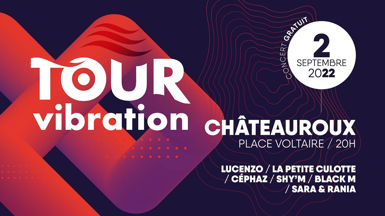 Tour Vibration 2022 à Châteauroux, le 2 septembre