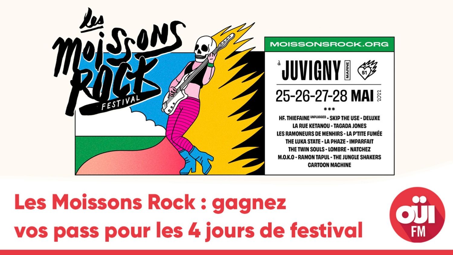 Les Moissons Rock : gagnez vos pass pour les 4 jours de festival