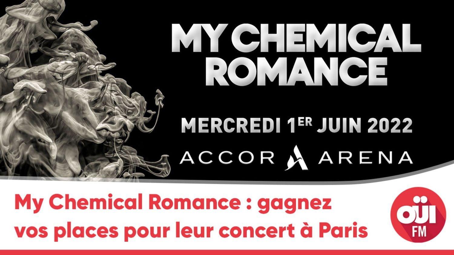 My Chemical Romance : gagnez vos places pour leur concert à Paris