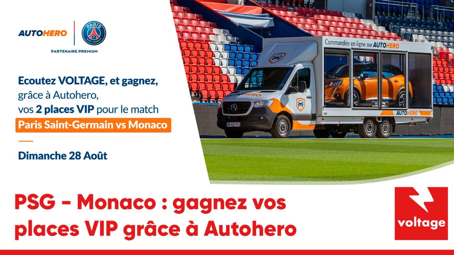 PSG - Monaco : gagnez vos places VIP grâce à Autohero