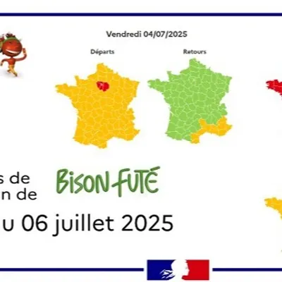 1er week-end de départs en vacances ! Ca va coincer sur les routes.